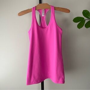 Ivivva By Lululemon Girls Hot Pink Racerback Tank Top Kids Youth Size 14
